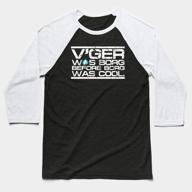 Hipster V'Ger Baseball T-Shirt by PopCultureShirts